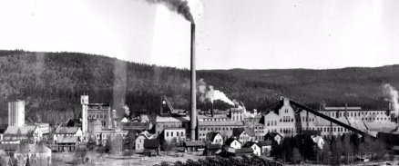 Sulfit- och sulfatfabriken 1952